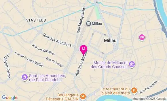 Localisation Ehpad Les Terrases des Causses