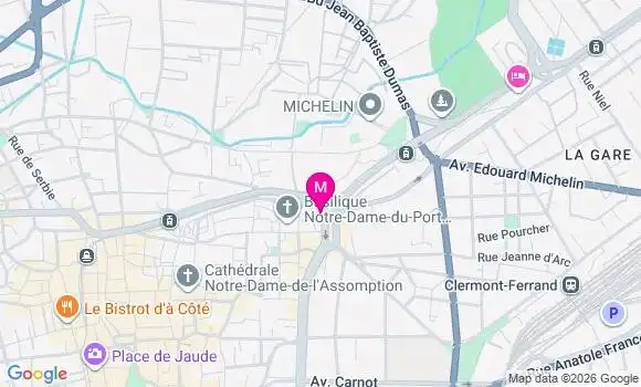 Localisation Centre de Santé Dentika Clermont Ferrand