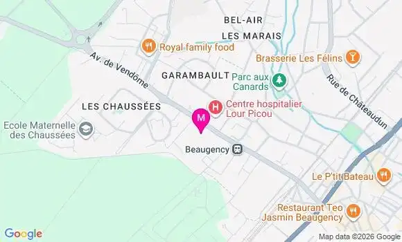 Localisation Centre Santé Planning Familial 45