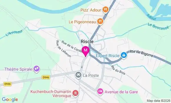 Localisation Centre de Santé Armagnac Adour