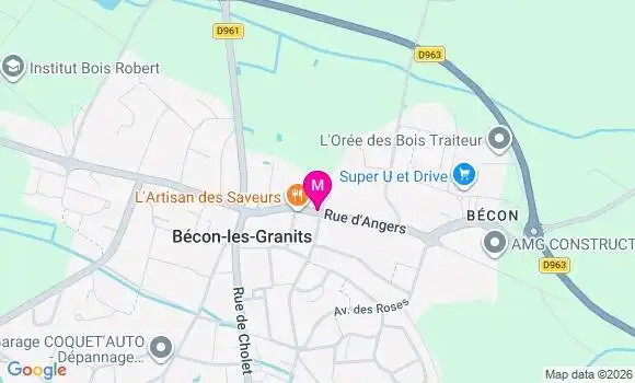 Localisation Ehpad Les Résidences Bocage d