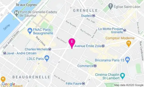 Localisation Maison Médicale Jeanne Garnier