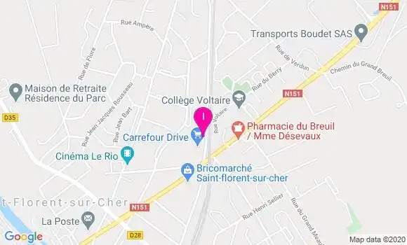 Localisation Laetitia Dagois