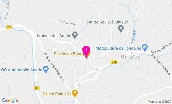 Localisation Natacha Vindrier