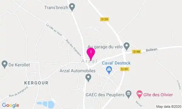 Localisation Juliette Evain