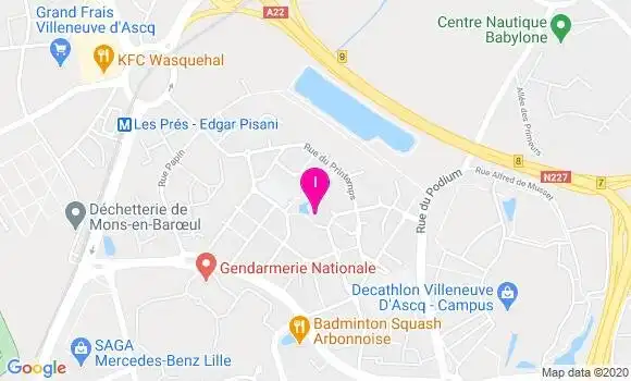 Localisation Marion Dereux