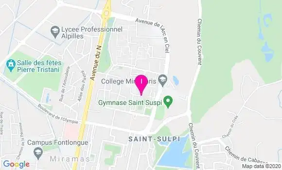 Localisation Virginie Forestier