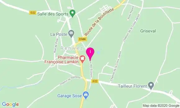 Localisation Pierrette Romano