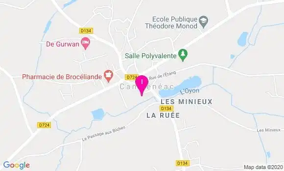 Localisation Helene Bize