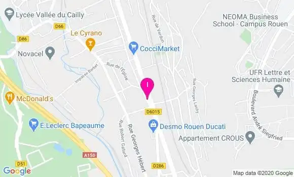 Localisation Nadia Tof