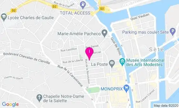 Localisation Martine Brunel