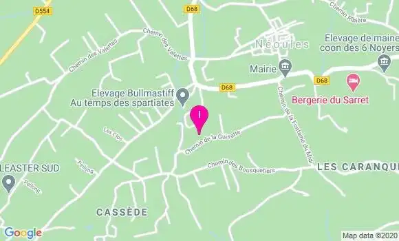 Localisation Sandra Perouse de Montclos