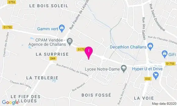 Localisation Christine Laidet
