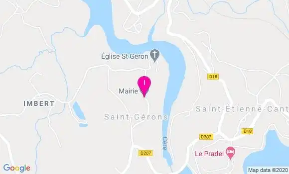 Localisation Isabelle Derouette
