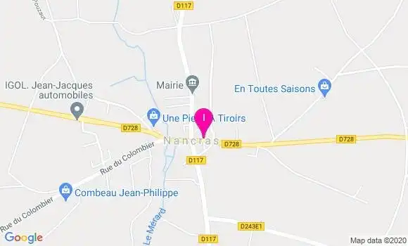 Localisation Amelie Javernaud
