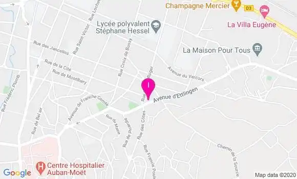 Localisation Karine Pastore