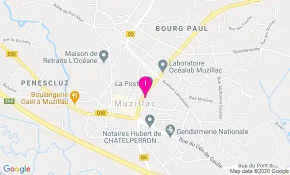 Localisation Maddy Guyot