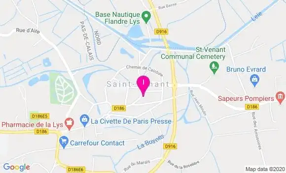 Localisation Jeanne Marie Graux