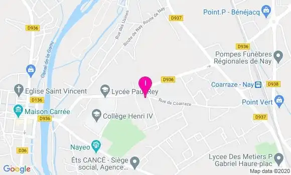 Localisation Nathalie Aurade