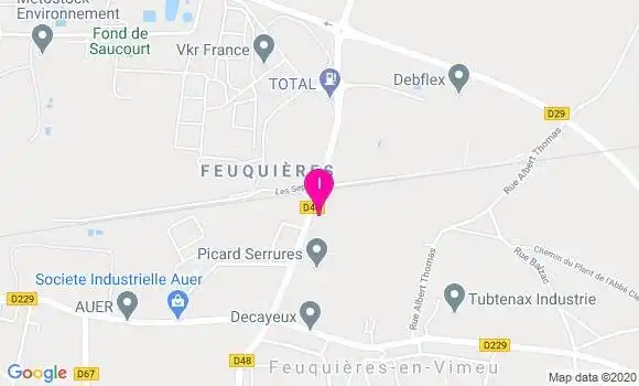 Localisation Julie Louvel