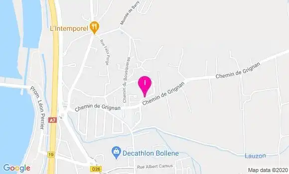Localisation Justine Thomas