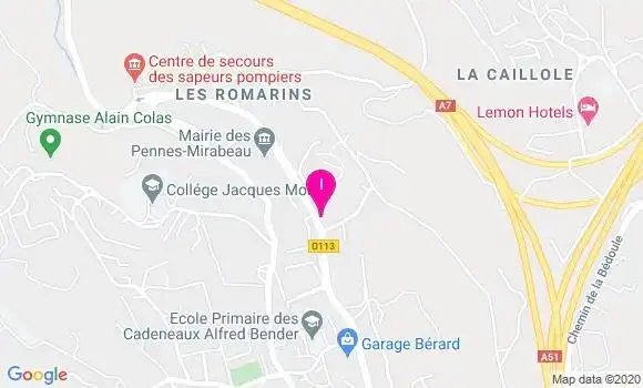 Localisation Catherine Braganti