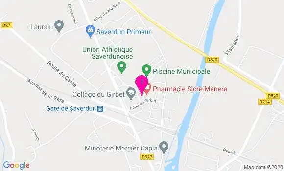 Localisation Annabelle Gauthier