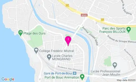 Localisation Sofia Belhouchat