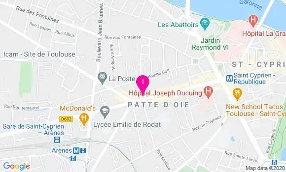Localisation Danielle Lefranc