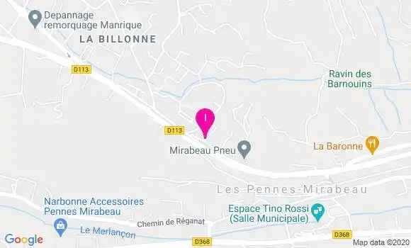 Localisation Caroline Sanchez