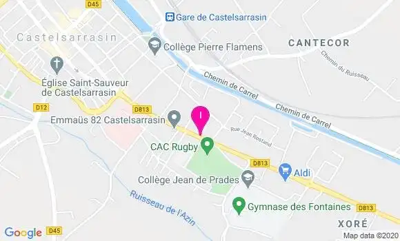 Localisation Alicia Bely