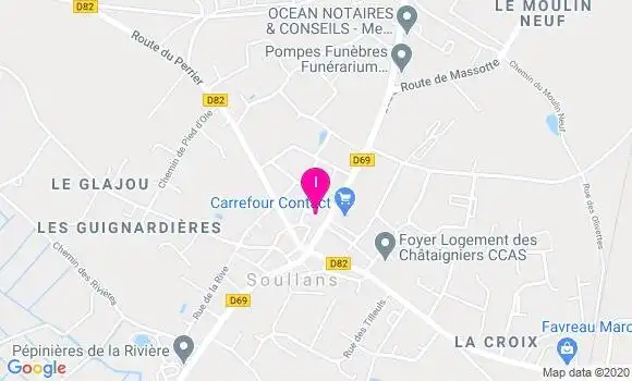 Localisation Magalie Bulteau