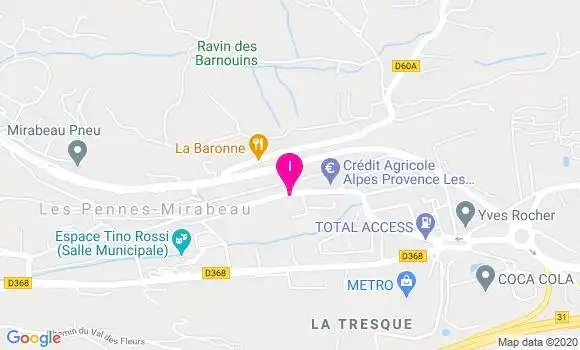 Localisation Chantal Meppi