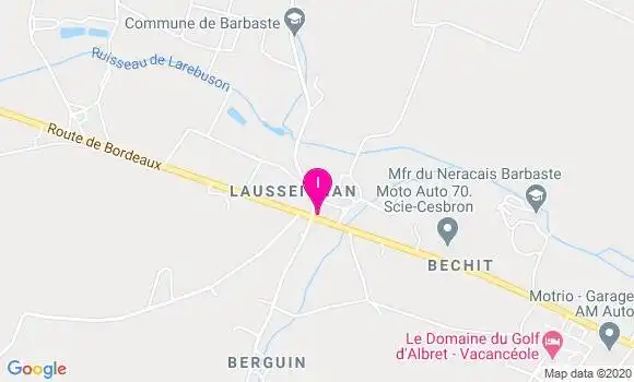 Localisation Ludivine Teyssou