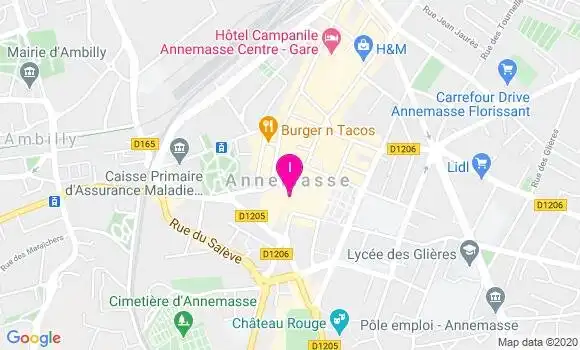 Localisation Daphne Roudiere