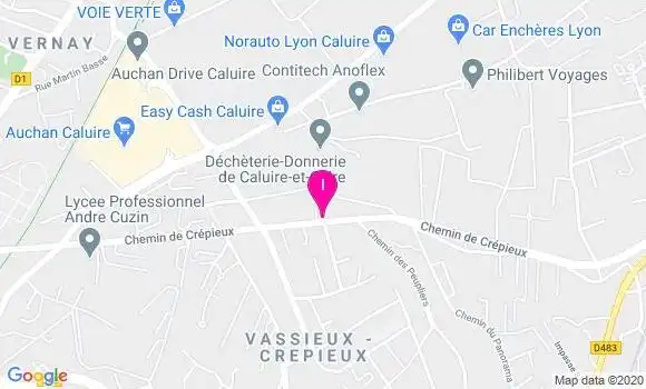 Localisation Virginie Tripier