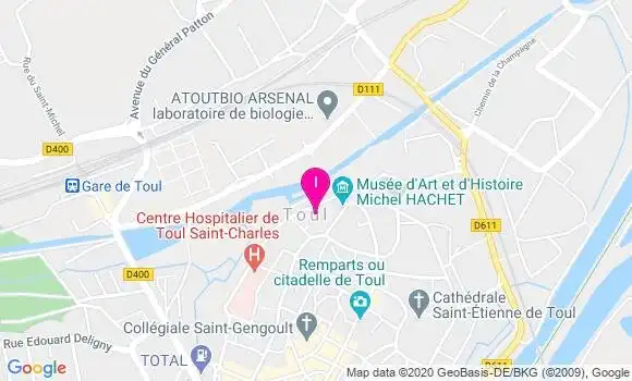 Localisation Natacha Berge