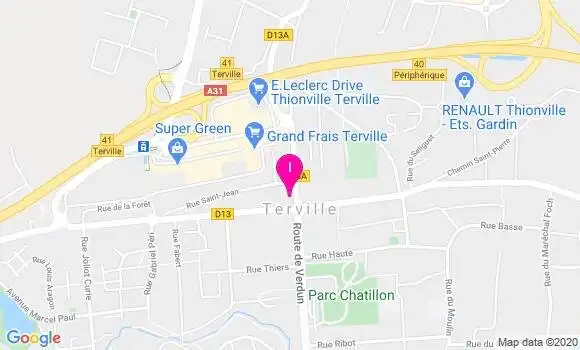 Localisation Melanie Burgun