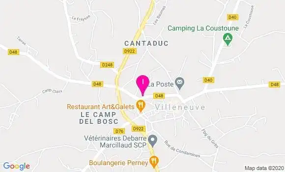 Localisation Daniel Jamme