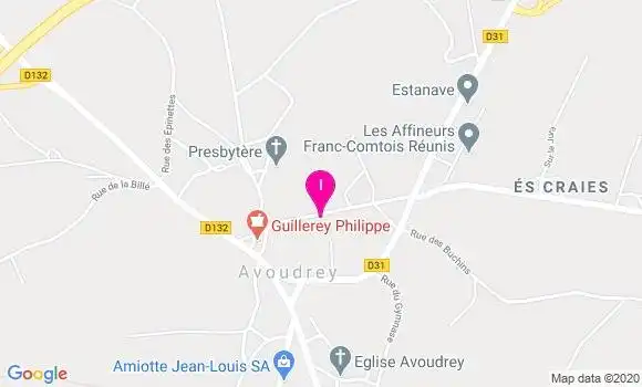 Localisation Coralie Deniset