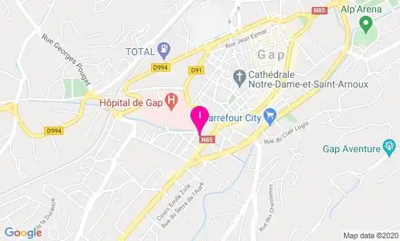 Localisation Muriel Poletti
