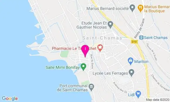 Localisation Isabelle Benard