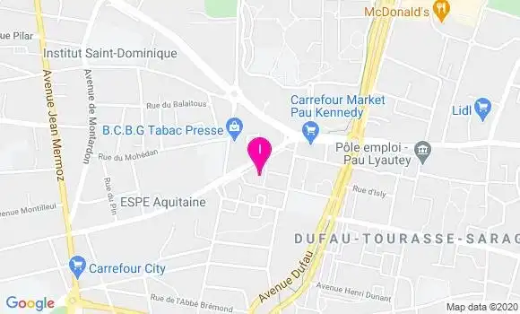 Localisation Emilie Lamarque