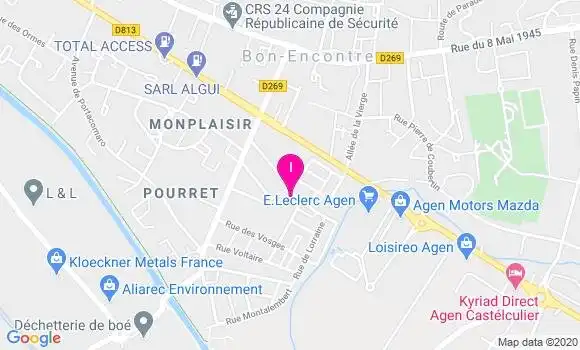 Localisation Adeline Martin