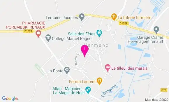 Localisation Thomas Bernard