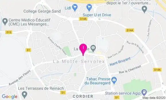 Localisation Perrine Vernier
