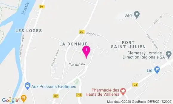 Localisation Nicole Feuillet