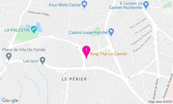 Localisation Coralie Ferron
