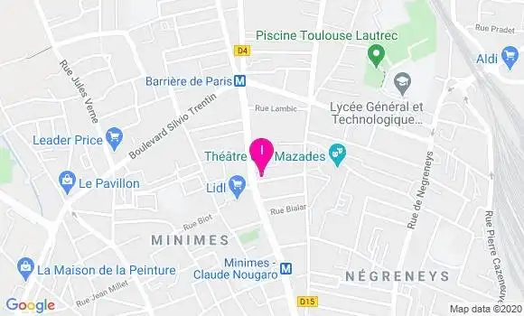 Localisation Cecile Malet