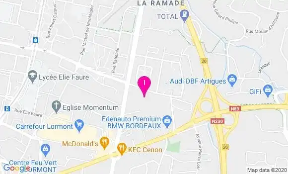 Localisation Guillaume Meillon